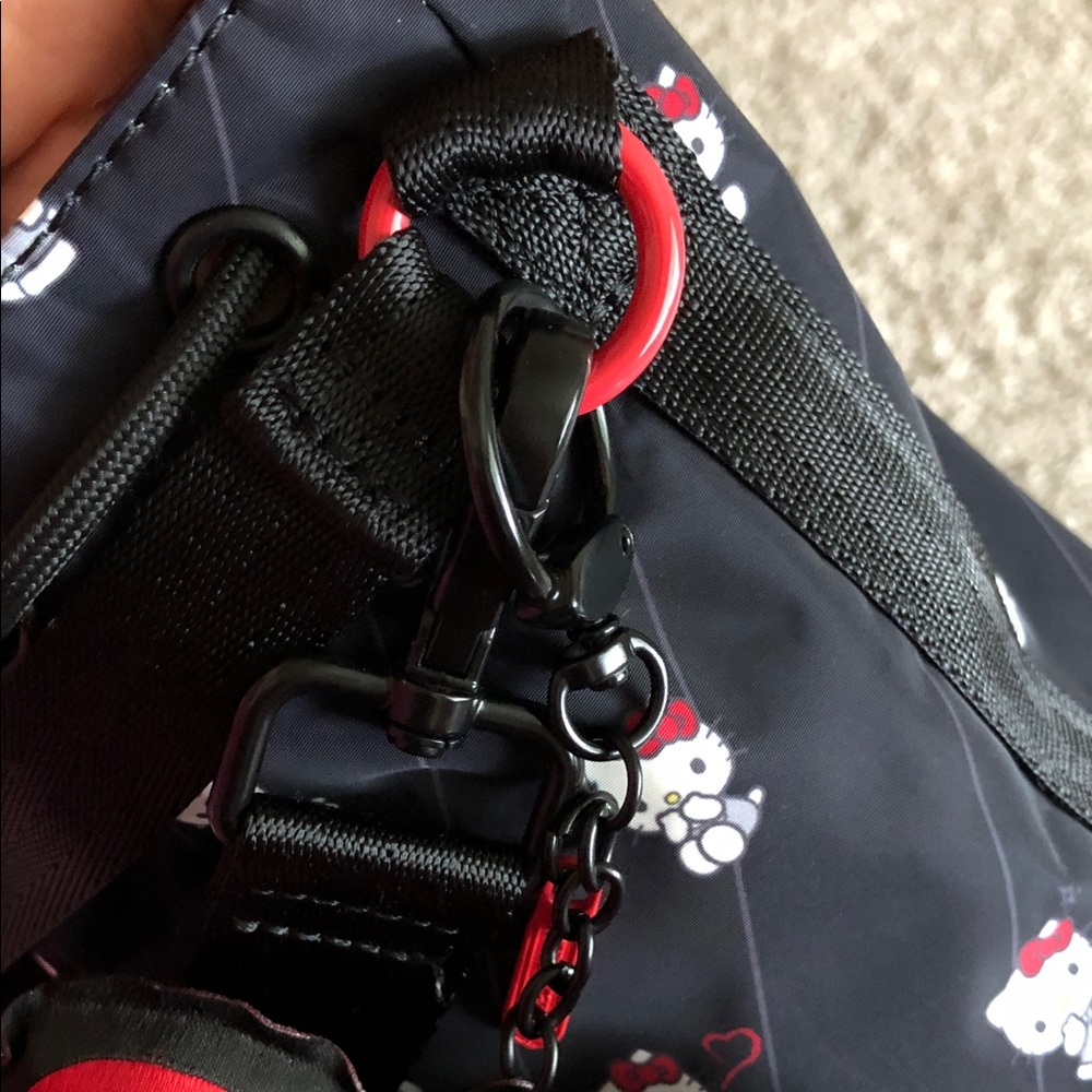 Hello Kitty Black and Red Crossbody Bag - Picture 7 of 10